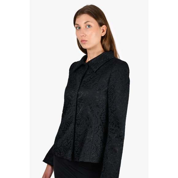 Dolce & Gabbana Black Lace Button-Up Jacket Estimated Size M - Picture 3 of 3